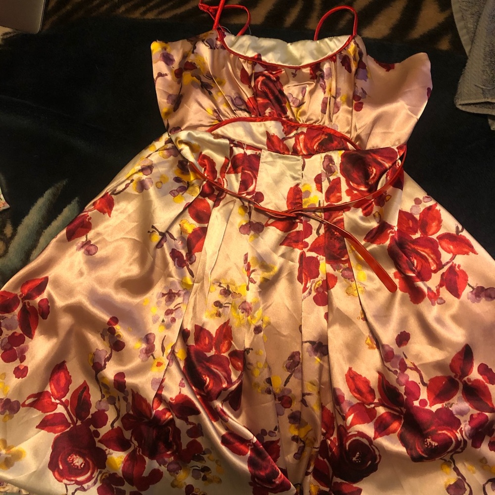 silky dress
